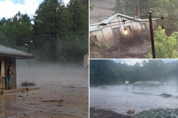 New Mexico town suffers damage again as heavy rain triggers record flash flooding after wildfires