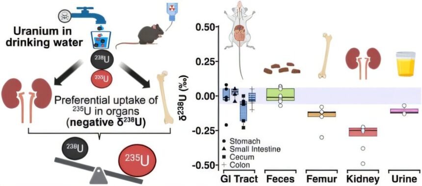 New biomarker may signal that uranium in drinking water accumulates in and damages kidneys