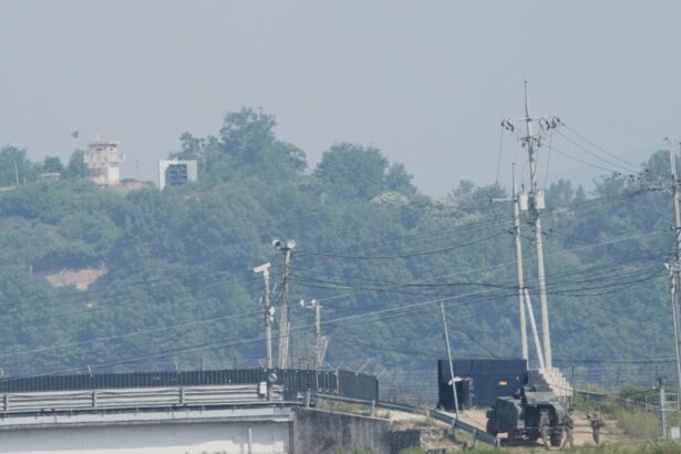 North Korean crosses heavily fortified border to South Korea : NPR