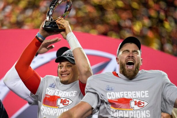 Patrick Mahomes makes feelings known on Travis Kelce starring in “Happy Gilmore 2”