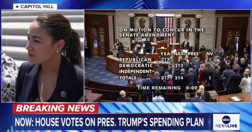 “People Are Gonna Go Hungry” – AOC on the Verge of Tears After House Passes President Trump’s ‘Big Beautiful Bill’ (VIDEO) |