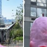 Phallic Art Sculpture That Squirts Water on Passersby Shocks Crowd in NYC