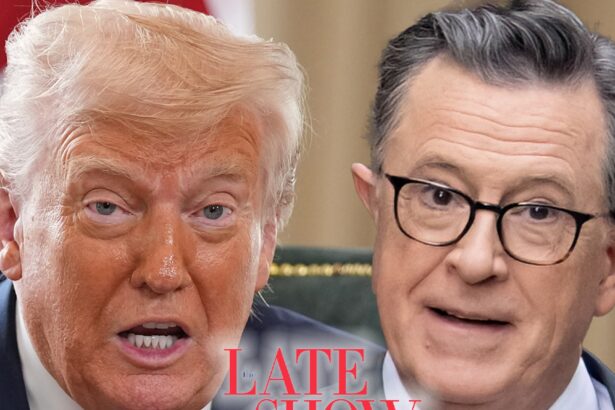 President Trump Says He Didn’t Get Stephen Colbert’s Talk Show Canceled
