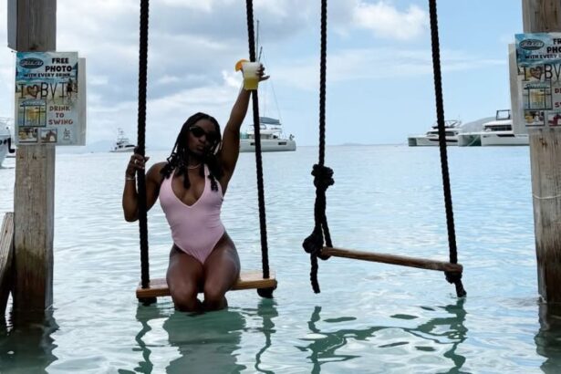 Simone Biles Stuns in Barbiecore Pink One-Piece Swimsuit