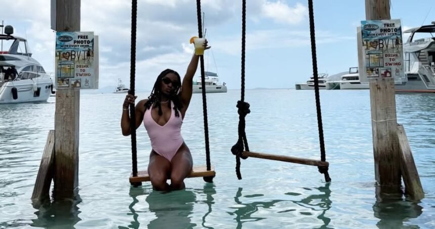 Simone Biles Stuns in Barbiecore Pink One-Piece Swimsuit