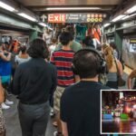 Straphanger, 51, on life support after stranger punches him to ground in Times Square subway station clash: cops, sources