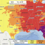 Tampa Breaks Heat Record as Heat Dome Bakes Eastern U.S.