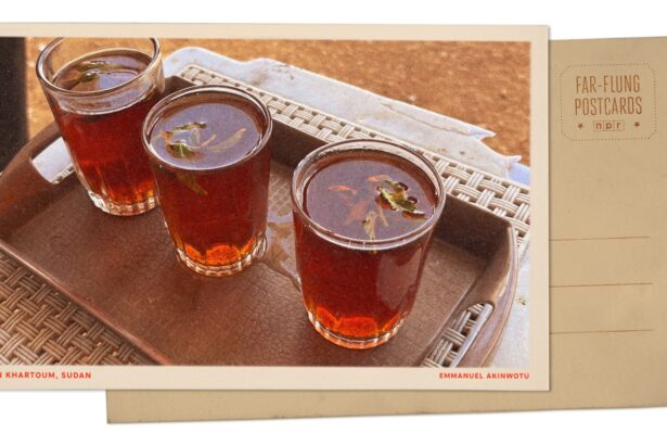 Tea offered by Sudan civil war survivors : NPR