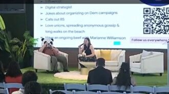 This is the Democrat Party: Total Humiliation Ensues as Idiot in Panda Suit Tries to Fire Up Nearly-Nonexistent Crowd at Youth Summit – Then Kamala Harris Starts Speaking (VIDEO) |