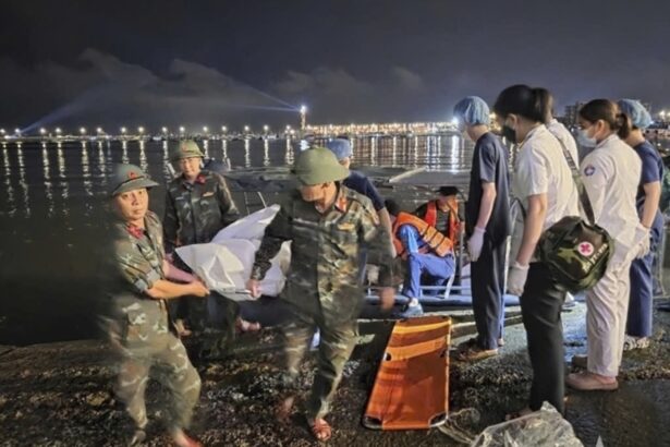 Tourist boat capsizes during a thunderstorm in Vietnam, 34 dead : NPR