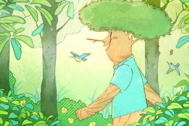 Trees can’t get up and walk away, but forests can