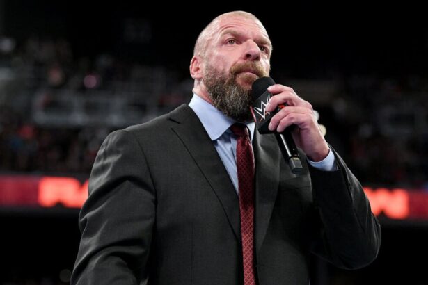 Triple H on RAW! [Image credit: WWE.com]