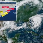 Tropical Storm Chantal strengthens as it nears landfall in South Carolina
