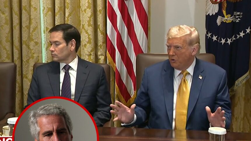Trump Lashes Out at Reporter Asking About Jeffrey Epstein DOJ Memo