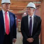 Trump visits the Federal Reserve, tussles with Jerome Powell : NPR