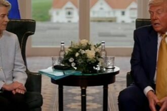 Trump’s Decline Exposed With Deranged Babble While Meeting With EU President
