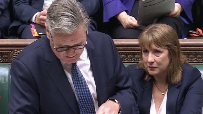 UK bonds fall sharply on doubts over Rachel Reeves’ future after tearful PMQs