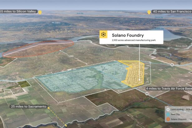 ‘Utopian’ city California Forever announces huge tech manufacturing park 