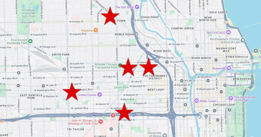 Violent robbery crew strikes 5x in 2 days from the West Loop to United Center