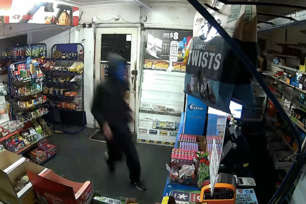 Watch: Masked pair raid South Dunedin dairy