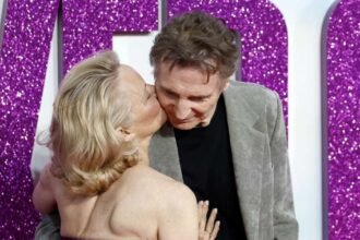 What Pamela Anderson Liam Neeson Said About Working Together