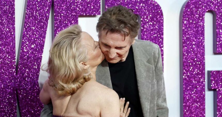 What Pamela Anderson Liam Neeson Said About Working Together