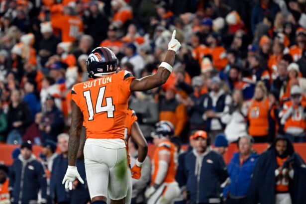 Who is Denver’s second WR after Courtland Sutton?