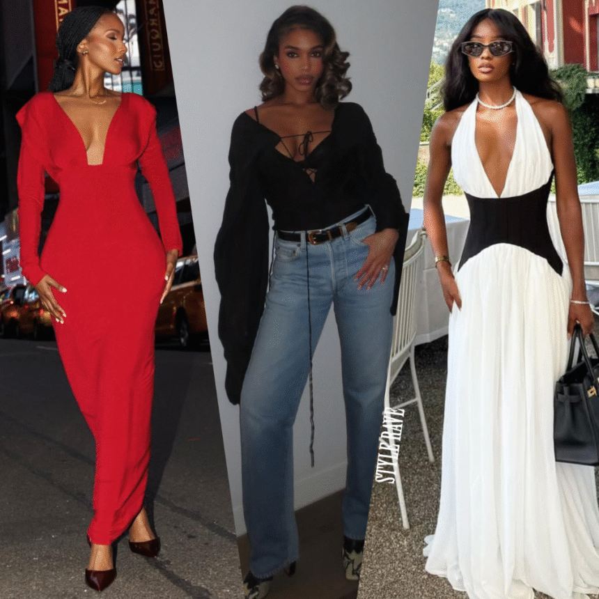 Plunging Necklines for Every Mood