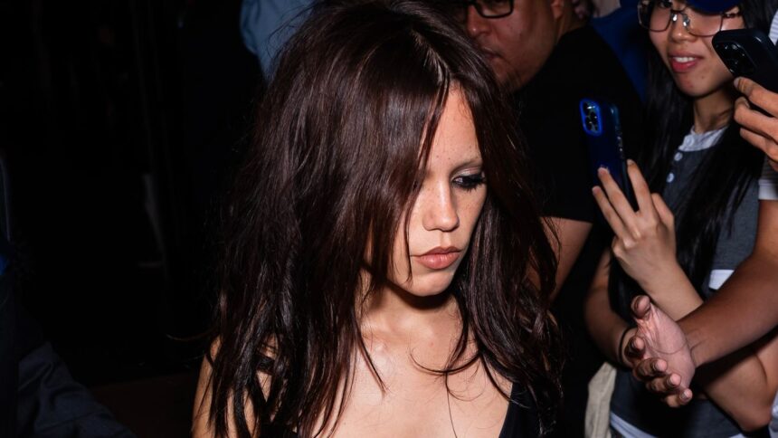 Jenna Ortega Takes the Mall Goth Shoe to Its Glamorous Extreme