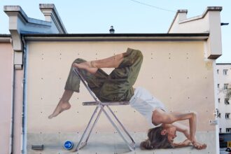 Acrobatic Poses Invigorate Urban Buildings in Monumental Murals by Artez — Colossal