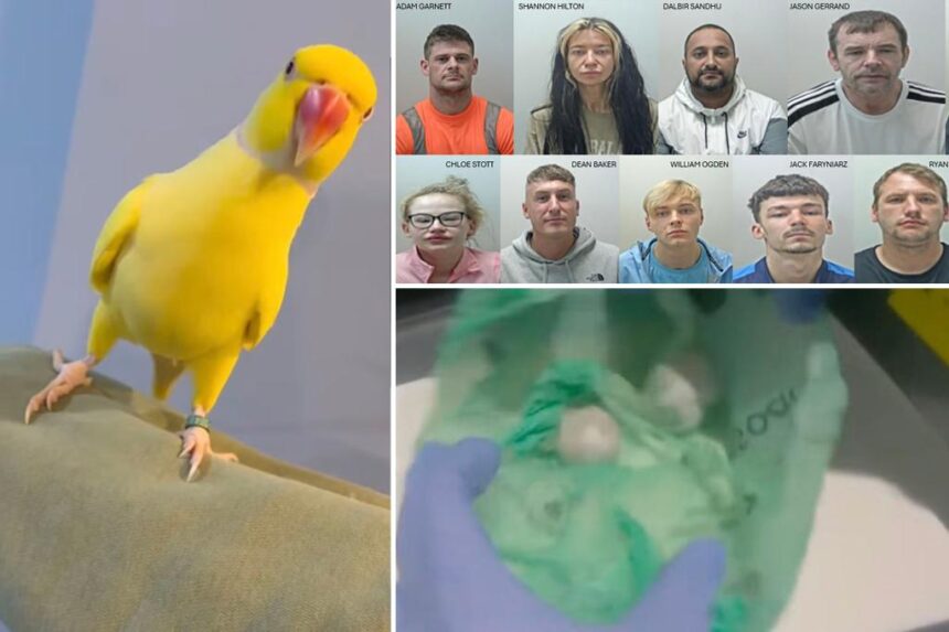 Dealer’s talking parrot helps police take down drug ring