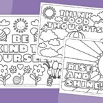 Inspirational Coloring Pages (Free Bundle)