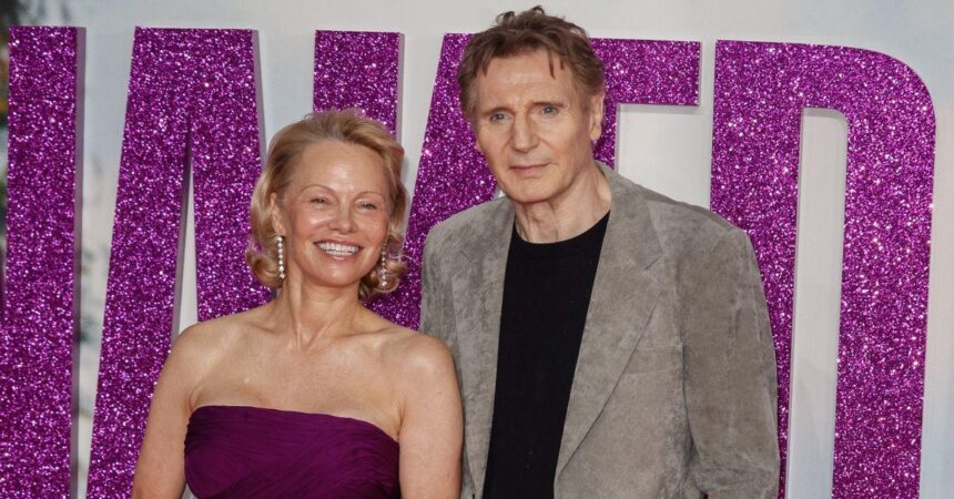 Liam Neeson & Pamela Anderson’s Romance Gets Family Blessing
