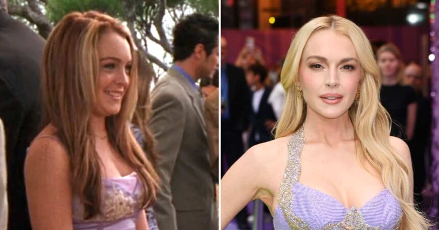 Lindsay Lohan Recreates Freaky Friday Look at Freakier Friday Premiere