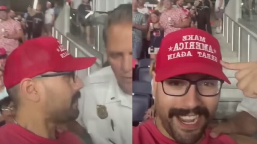 Man Thrown Out Of Soccer Match Over MAGA Hat