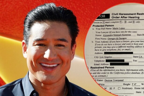 Mario Lopez Granted Restraining Order Against Woman Suing Him