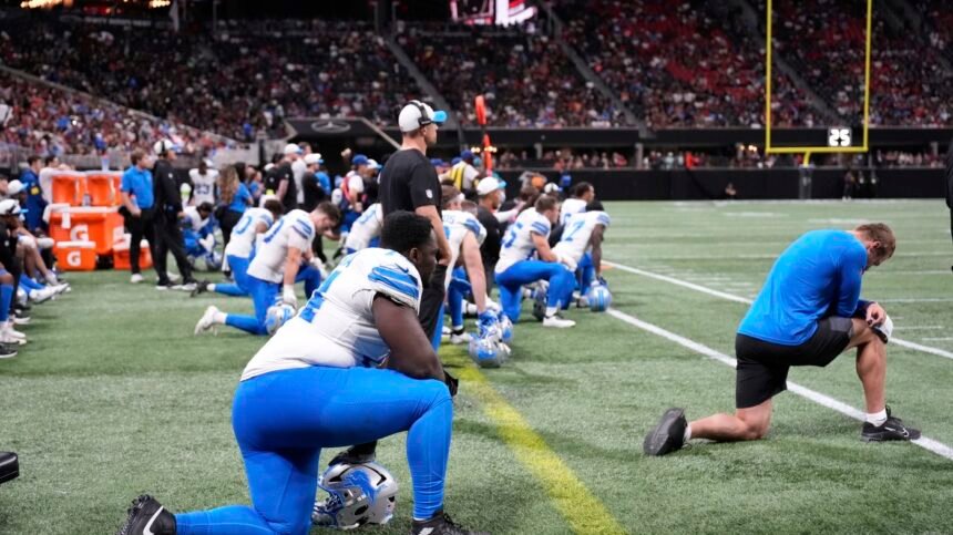 NFL preseason game ends early after serious injury to Detroit Lions’ Morice Norris : NPR