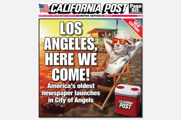 New York Post Launches Los Angeles Newspaper, The California Post