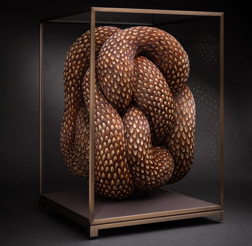‘Quiver’ Surveys Twenty Years of Striking Feather Sculptures by Kate MccGwire — Colossal