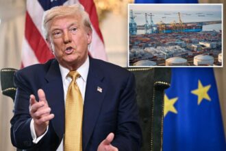 Trump threatens to ratchet up tariffs on EU if it fails to invest 0B in US