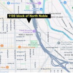 Two men shot during parking lot brawl in Noble Square