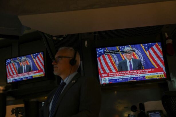 Wall Street ends lower as investors consider tariff impact on results, economy