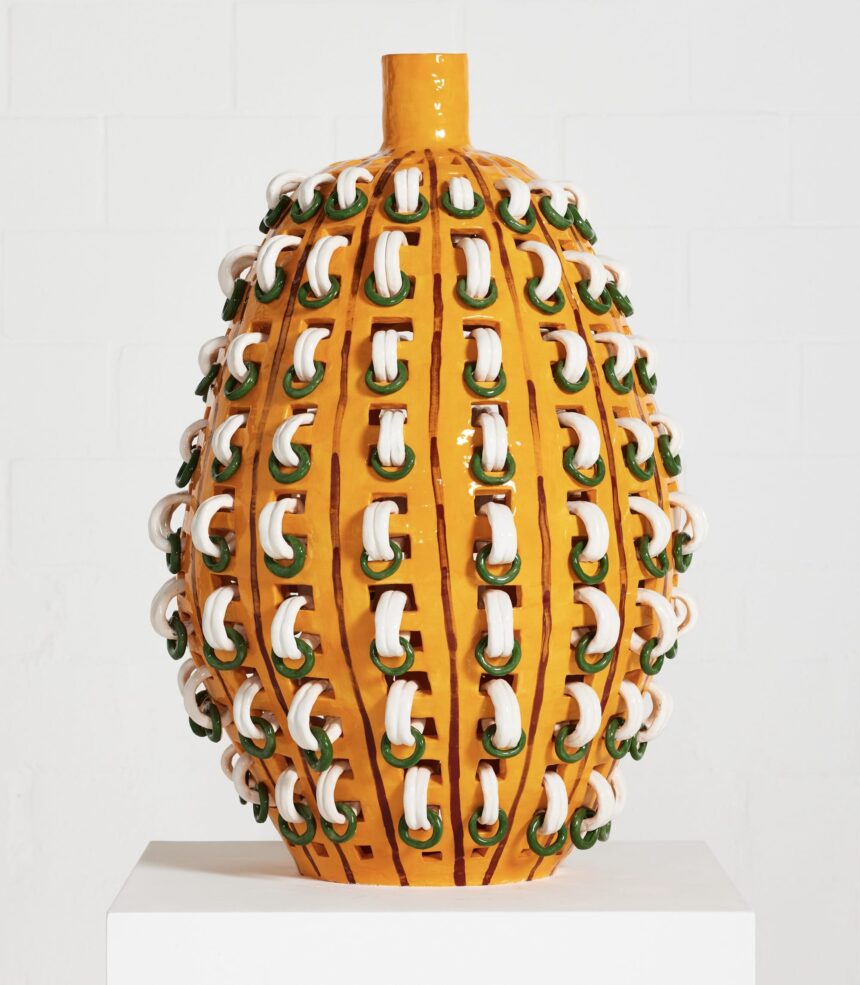 Xanthe Somers Weaves Themes of Labor and Visibility in Bold Ceramic Vessels — Colossal