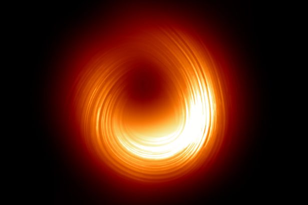 This black hole flipped its magnetic field