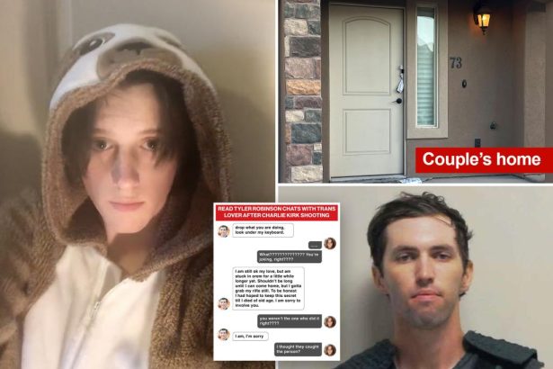 Tyler Robinson’s trans partner flees couple’s Utah townhouse after Charlie Kirk assassination: neighbor
