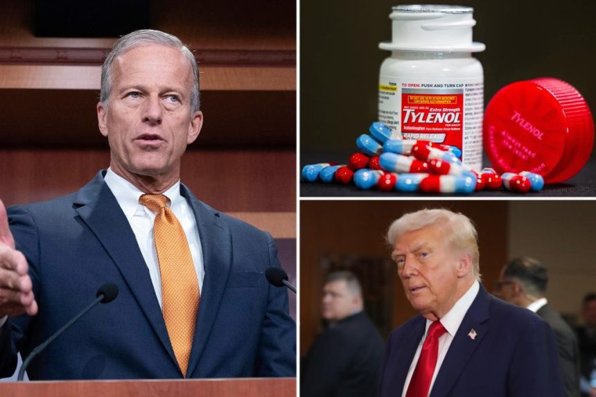 Senate GOP leader John Thune ‘very concerned’ about Trump admin’s Tylenol warning Senate GOP leader John Thune ‘very concerned’ about Trump admin’s Tylenol warning
