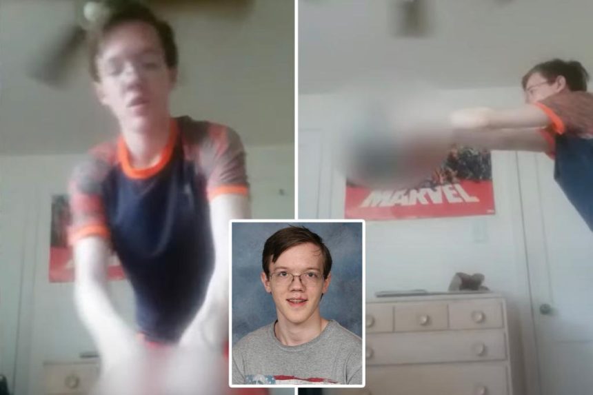 Would-be Trump assassin Thomas Crooks seen in chilling video dry-firing handgun in his bedroom
