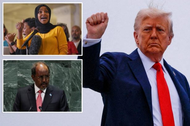 Trump suggests Somali president ‘take back’ Rep. Ilhan Omar after she trashed Charlie Kirk’s legacy