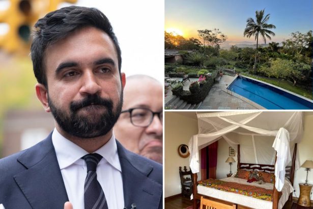 Socialist Zohran Mamdani’s filthy-rich parents rent posh Uganda estate with monkeys, lake views on Airbnb