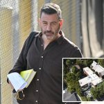 LA firefighters put out small blaze outside Jimmy Kimmel’s Hollywood Hills home